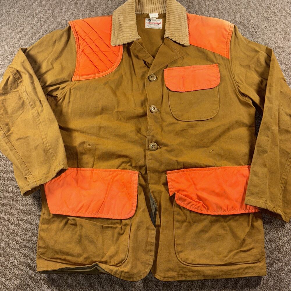 Canvasback Tru Vintage Hunting Jacket Large Duck Rabbit Made In USA
